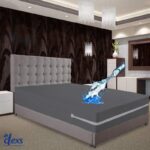 Zipper Waterproof Mattress Cover Grey