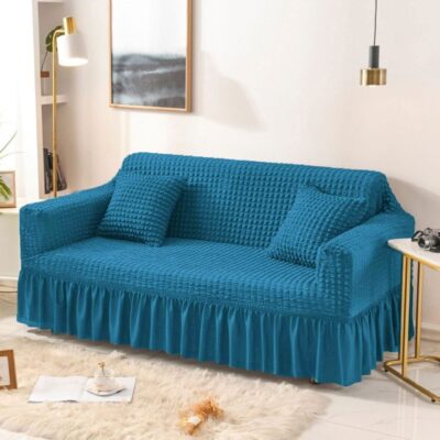 Persian Style Bubble Fabric Sofa Covers (Zinc Color)