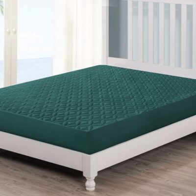Micro Quilted Ultrasonic Mattress Cover (Green)