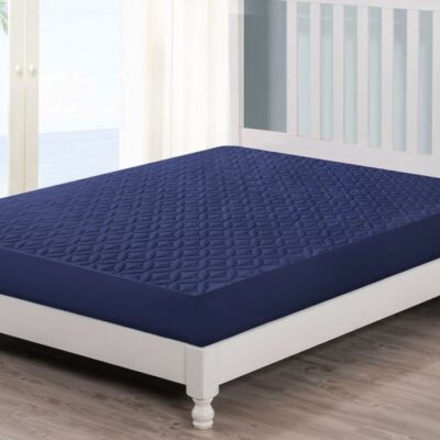 Micro Quilted Ultrasonic Mattress Cover (Blue)