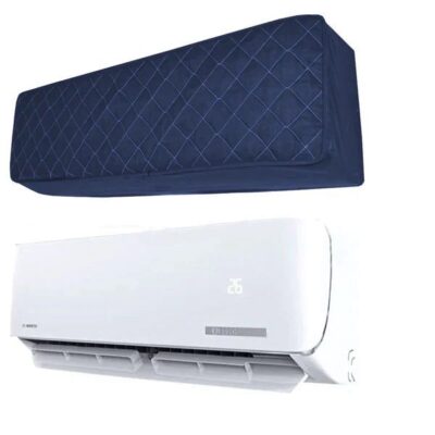 Printed Quilted AC Covers (Blue Color)