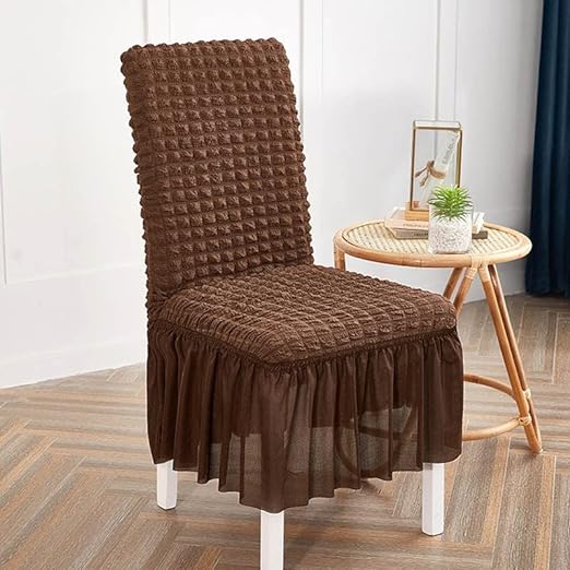 Micro Bubble Chairs Covers (Brown Color)