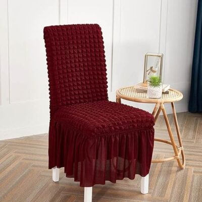Micro Bubble Chairs Covers (Maroon Color)