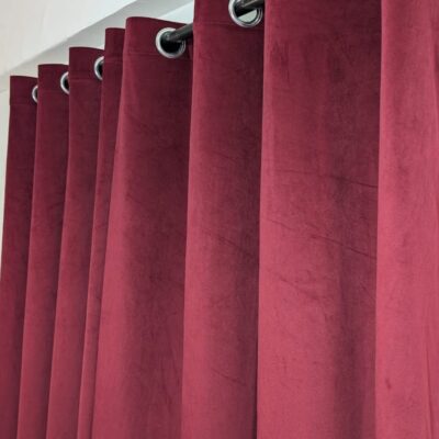 Export Cozy Velvet Curtains (Maroon Color)