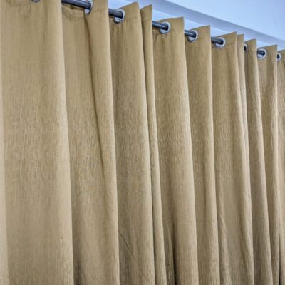 Export Plain Jumbo Self Shaded Jackard Curtain (Skin Color)